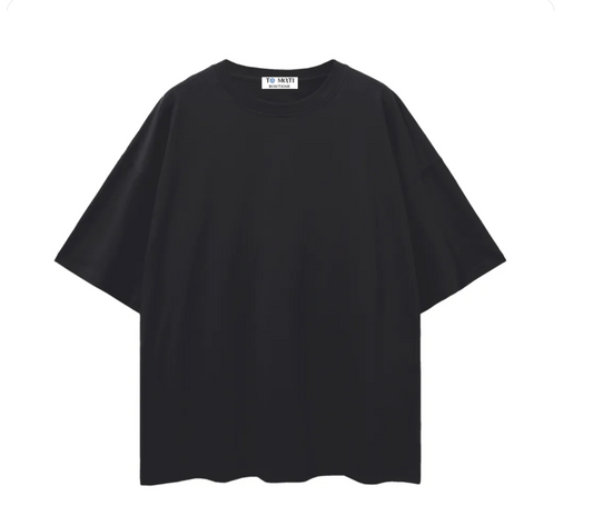 May Every Evil Eye Go Blind – Black Oversized Light Cotton T-Shirt