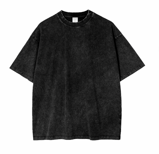 May Every Evil Eye Go Blind - Washed Black Unisex Oversized Cotton Tee