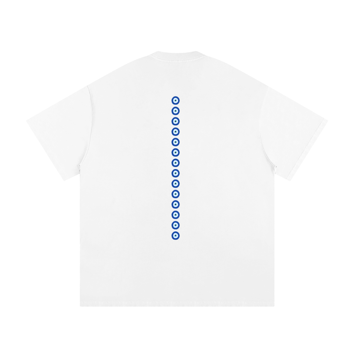 Fourteen Eyes – White Oversized Light Cotton T-Shirt