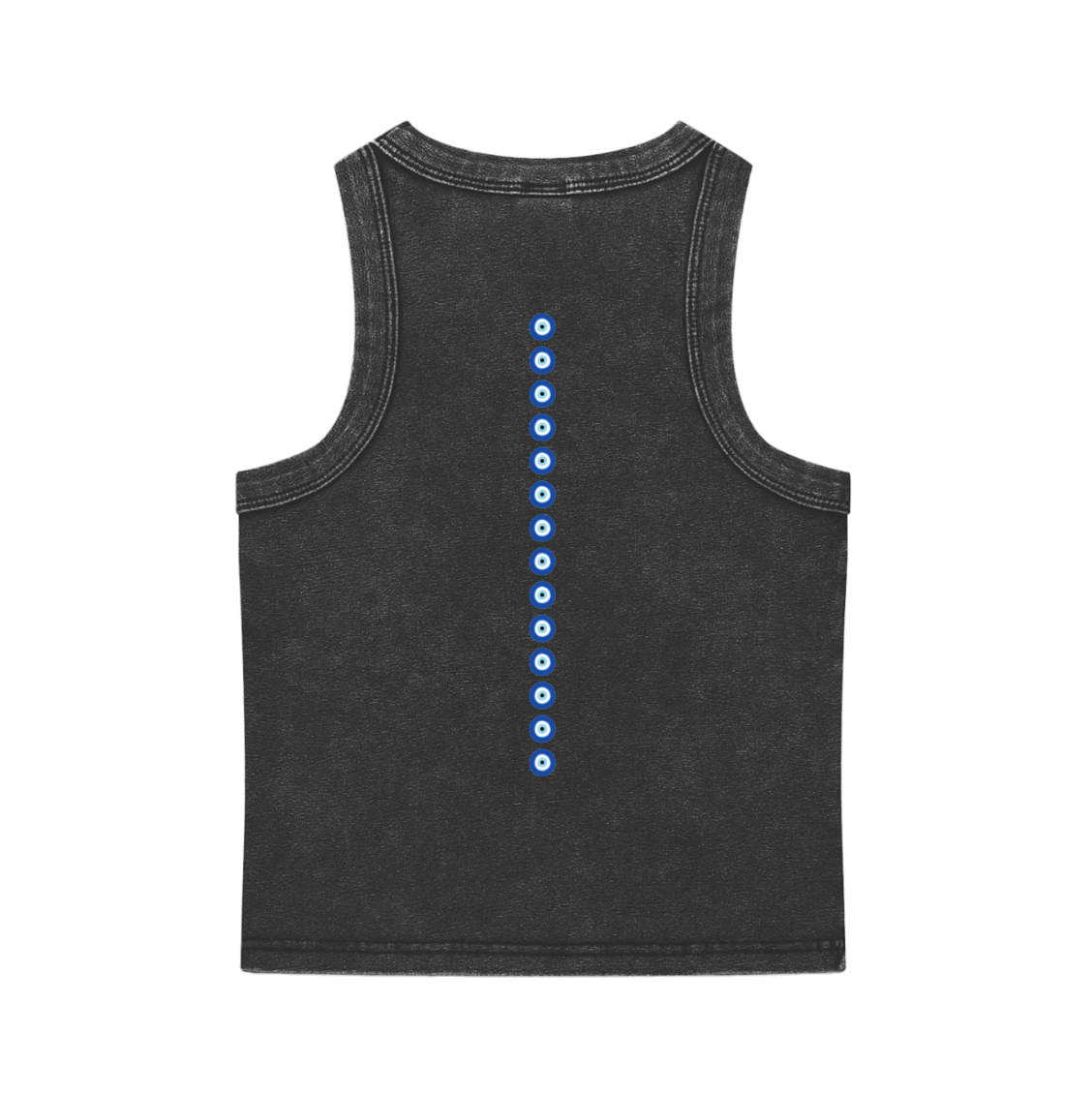Fourteen Eyes – Washed Black Heavyweight Cotton Tank Top